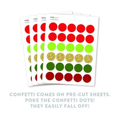 Gold Christmas Confetti 180-Pack Image 1
