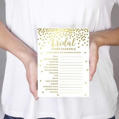 Gold Confetti Bridal Scramble 20pk Image 2