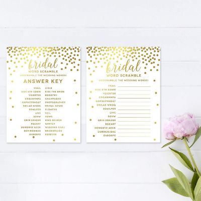 Gold Confetti Bridal Scramble 20pk Image 3
