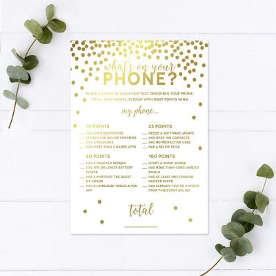 Gold Confetti What's on Your 20pk Image 1