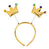 Gold Crown Head Boppers - 12 Pc. Image 1