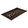 Gold Finish "Home" with Paw Print Rubber Doormat 18" x 30" Image 3