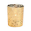 Gold-Flecked Mercury Glass Votive Candle Holders - 12 Pc. Image 1