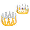 Gold Foil Crowns - 12 Pc. Image 1