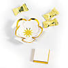 Gold Foil Decorative Paper Flowers - 24 Pc. Image 1