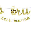 Gold Foil Let's Brunch Banner Image 1
