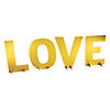 Gold Foil Love Tabletop Sign - 4 Pc. Image 1