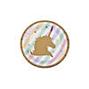 Gold Foil Sparkle Unicorn Party Paper Dessert Plates - 8 Ct. Image 1