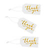 Gold Foil Thank You Gift Tags - 24 Pc. Image 1