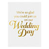 Gold Foil Wedding Day Sign Image 1
