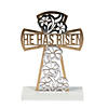 Gold-Foiled Cross Tabletop Decoration Image 1