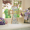 Gold-Foiled Cross Tabletop Decoration Image 1
