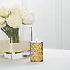 Gold Geometric Candle Holders - 3 Pc. Image 1