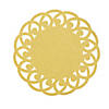 Gold Glitter Chargers - 24 Pc. Image 1