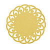 Gold Glitter Chargers - 24 Pc. Image 1