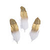 Gold Glitter Feathers Image 1