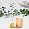 Gold Glitter Glass Votive Candle Holders with Battery-Operated Tea Light Candles - Makes 12 Image 2