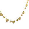 Gold Glitter Heart Garland Image 1