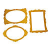 Gold Glitter Photo Booth Frames - 3 Pc. Image 1
