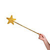 Gold Glittery Star Wands- 12 Pc. Image 1