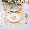 Gold Laser-Cut Charger Placemats - 24 Pc. Image 1