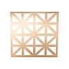 Gold Laser-Cut Square Charger Placemats - 24 Pc. Image 1