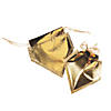 Gold Metallic Drawstring Favor Bags - 12 Pc. Image 1