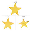 Gold Metallic Stars Kit - 36 Pc. Image 1