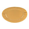 Gold Paper Chargers - 25 Ct. Image 1