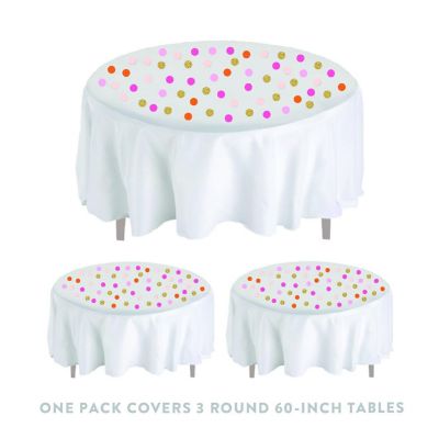 Gold Pink Coral Confetti 180-Pack Image 3