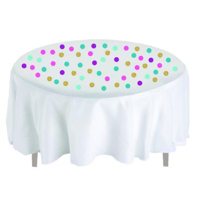 Gold Purple Aqua Confetti 180-Pack Image 2