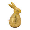 Gold Rabbit (Set Of 2) 5.25"H, 6.25"H Resin Image 1