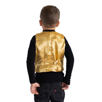 Gold Sequin Vest - Kids S Image 1