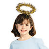 Gold Tinsel Halo Headbands - 12 Pc. Image 1