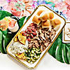 Gold Trim Paper Food Trays - 3 Pc. Image 2