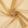 Gold Voile Sheer Fabric Roll Image 1