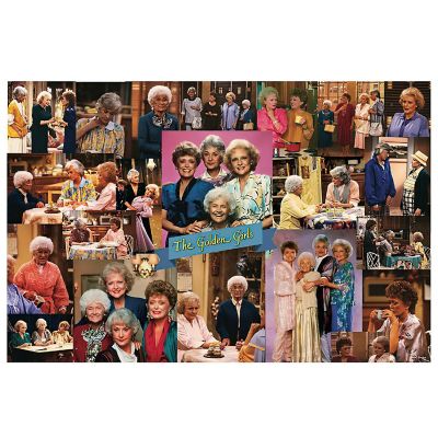 Golden Girls Collage '80s Puzzle For Adults And Kids  1000 Piece Jigsaw Puzzle Image 1