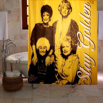 Golden Girls Collectibles  Golden Girls Stay Golden Shower Polyester Curtain Image 2
