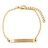 Goldtone Bar Bracelet Image 1