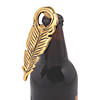 Goldtone Feather-Shaped Bottle Openers - 12 Pc. Image 1