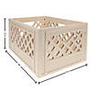 Good Wood By Leisure Arts Crates Classic Milk Crate 18"x 12.5"x 9.5" Image 1
