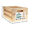 Good Wood By Leisure Arts Crates Nested Pine 18"/16"/14" 3pc Image 1