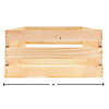 Good Wood By Leisure Arts Crates Nested Pine 18"/16"/14" 3pc Image 3