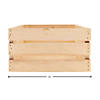 Good Wood By Leisure Arts Crates Nested Pine 18"/16"/14" 3pc Image 4
