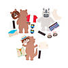 Goofy Dad Animal Magnet Craft Kit - Makes 12 Image 1