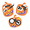 Goofy Face Halloween Pumpkin Magnet Craft Kit - Makes 12 Image 1
