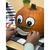 Goofy Jack-O-Lantern Face Sticker Pumpkin Decorations - Makes 12 Image 3