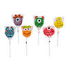 Goofy Monster Lollipops - 12 Pc. Image 1