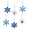 Goofy Snowflake Ornament Craft Kit - Makes 24 Image 1