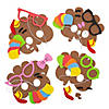Goofy Turkey Mask Craft Kit - Makes 12 Image 1